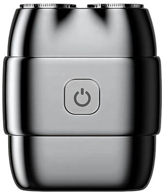 Ranley Rasoir rotatif | Machines à raser électriques pour homme | Tête rotative double usage humide et batterie durable, pour barbe et toilette personnel, voyage et maison