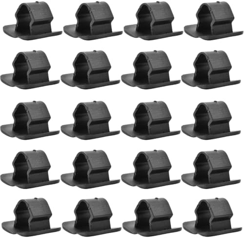UIEXEA 20 Pezzi Auto Cofano Isolamento Pad Titolare Clip, Auto Cappuccio Plastica Fibbia Fissaggio Fermo, Accessori Universali per Auto, Adatto alla Maggior Parte delle Auto, dei Furgoni e dei Camion