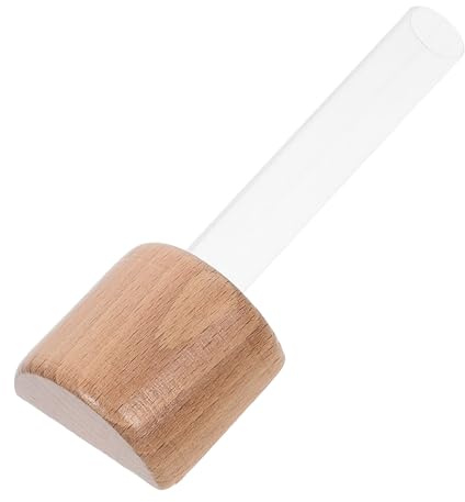 CALLARON Jarrón Magnético de Tubo de Ensayo Material Plástico y Madera Decoración Creativa para Pared para Flores y Plantas Adecuado para Interior y Hogar