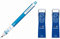 Uni Mechanical Pencil Kurutoga Standard 0.7mm Blue (M74501P.33)+ Lead Nano Dia Color 0.7mm Blue (U07202NDC.33) 2set