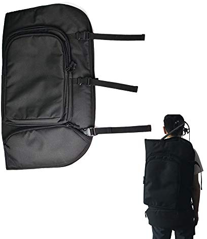 AMEYXGS Bogenschießen Compound Bow Bag Canvas Rucksack Aufbewahrungsbox Bogen für Outdoor Bogen Zubehör (Schwarz)