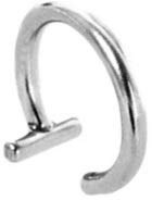 Treuheld® | Ear Cuff/Ohr Fake Piercing | Silber | Stahl