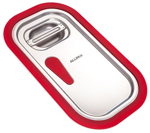 GN-Deckel 1/4 mit Silikon-Dichtung - mit Loch zur Rückbelüftung - spülmaschinenfest - Hitzebeständig bis 200°C