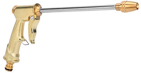 Pistola ad Acqua per Lavaggio Auto, Spray per Pulizia Domestica ad Alta Pressione in Ottone Galvanico con Piccole Szie Durata e Lunga Durata per Lavaggio Auto Fiore per Irrigazione