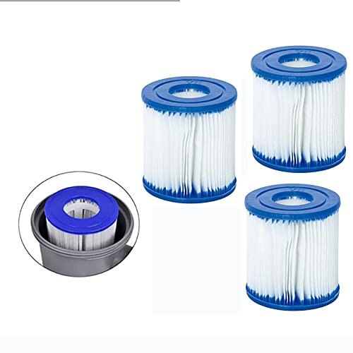 CYLZRCl Pool Filter Pump Electric Swimming Pool Filter Pump Durable Reusable Electric Filter Kit Swimming Pool Water Purifier(Filter element*3)