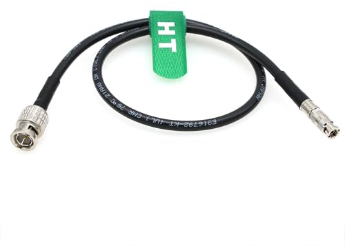 HangTon Câble vidéo 4K 12G SDI HD Micro BNC vers BNC standard pour caméra Blackmagic Video Assist 5 60 cm