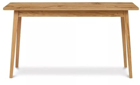 Konsimo Esstisch Ausziehbar Küchentisch - Esszimmertisch im Skandinavisch Stil - Tischbeine aus Massivholz - Esstisch für Küche Esszimmer und Wohnzimmer - 75x160-200x90cm - Braun - Frisk Kollektion