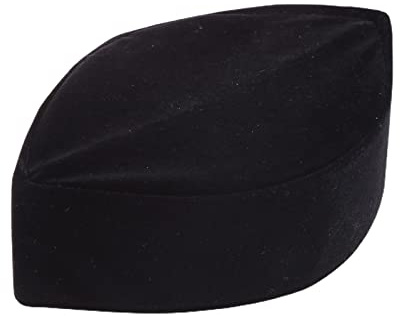 Muslimische Männer Samt Schwarz Kufi Hut Islamisch Türkisch Takke Faltbare Herbst Winter Gebetskappe Motorhaube Hijab Arabia Turban