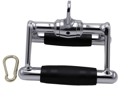 Rivotrance Latzug Griff Set Latzugstange D Rudergriff Trizepsseil Kabelzug Griffe Pulley Krafttraining Widerstandsbänder Fitness Home Gym