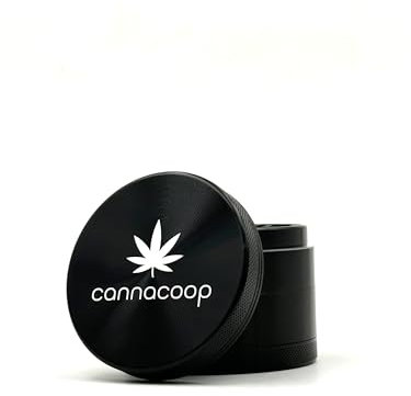 Ceracoop® Grinder – Keramikbeschichtete Kräutermühle | 4-teilig | Sanftes Mahlen & Kein Anhaften | Aluminium Crusher mit Pollensieb