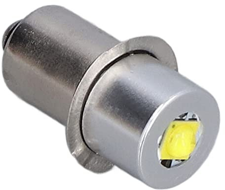 KOSDFOGE LED-Glühbirne, hohe Helligkeit, weißes Licht, 4,5 V, 3 W, langlebig, Taschenlampen-Ersatzbirne für Taschenlampe