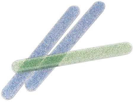 FRCOLOR Kit de 3 Limas de Uñas de Nanovidrio para Pulir y Dar Forma, Daño Ligero, Adecuado para Salón Profesional y Uso en Casa Color Aleatorio