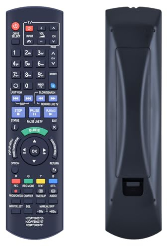 CLVIZCXOM Remote Control Fit for Panasonic HDD DVD Recorder IR6 Remote