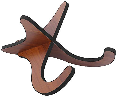 Ukulelenständer aus Holz, Klassisch für Gitarrenhalter mit EVA-Baumwollpolster, Abnehmbares und Stabiles Design, Geeignet für Ukulele, Violine, Gitarre usw., Kompakt und Leicht,