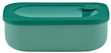 Guzzini - On the Go, LUNCH BOX CON CONTENITORE 'STORE&GO' - Chiusura Ermetica - Verde inglese - 20x12xh7 cm - 171100172