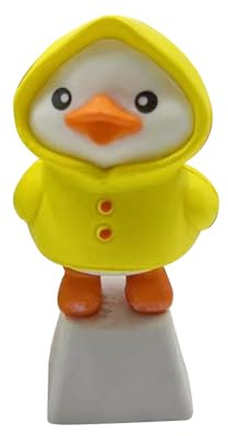 Novelty Keycaps 3D Cool Cute Lovely Duck Mechanical Keyboard Game | Cartoon Keycaps for Computer Mechanical Keyboard Adulte Women Men