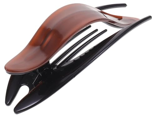 KAJNBN Large Acetate French Hair Claw Clip for Women Chic Design and Good Luster Lightweight Hair Jaw Clamp for Daily Wear and Parties