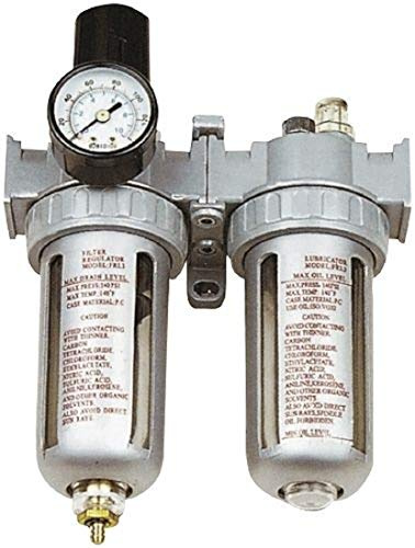 Astro-Druckregler AFRL80 mit Manometer, Kondenswasserfilter und Ölspender