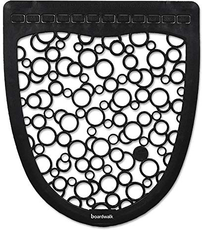 Boardwalk Urinoir Tapis 2.0, Caoutchouc, 17 1/2 x 20, Noir/Blanc, 6/Carton