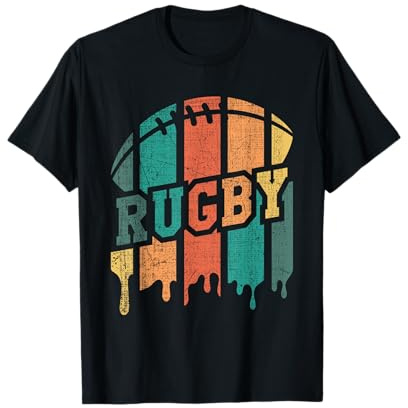 Vintage Retro Rugby Jugador Rugby Fan Rugby Entrenador Camiseta