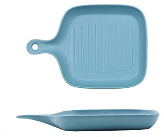 cooking teglia forno 2 pezzi ceramica teglia for teglia quadrati formaggio al forno piatto di riso al forno piatto con manico a microonde alimento western bistecca vassoio for bistecche forno appender