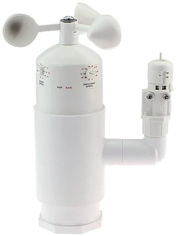 Mini Estación Meteorológica Hunter: Optimiza tu Riego con Precisión | Hunter Estación meteorológica viento y lluvia | Sensor combinado MWS