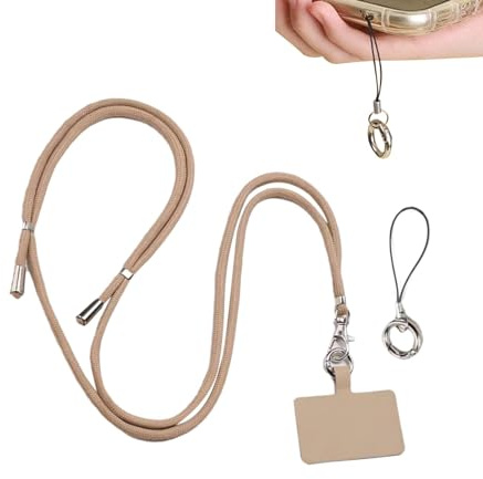 Cordino Universale Da Collo Per Cellulare, Tracolla Regolabile, Collana Nylon Catena Con Patch Per Maggior Parte Smartphone