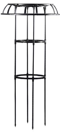 Gartenspalier – Schirm-Blumenständer, Kletterrose, vertikaler Blumenständer | Grünpflanzen-Montage-Blumenturm, schirmförmiges Clematis-Spalier im Freien aus Stahl zum Klettern von Weinreben und Blumen