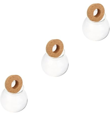 CIYODO 3 Pièces Bouteille en Verre Hydroponique Pot Hydroponique Vase À Bulles Vase Hydroponique Écosphère Planteur Hydroponique Centres De Table Arbre Récipient De Plantation d'eau