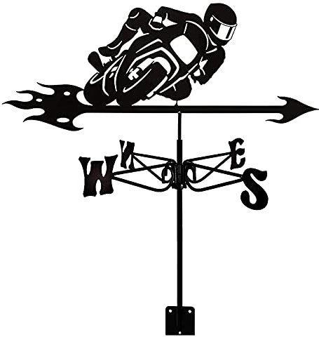 Girouette Silhouette de pêcheurs Girouette extérieure pour cour Girouette en fer forgé Girouette en acier inoxydable Joueurs de tennis Indicateur de direction du vent pour ferme Cour Jardin Gazebo D