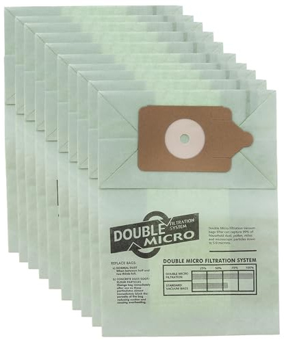 ORNACH® Henry Hoover Bags | Double-Layer Paper Dust | Numatic Hoover Bags Compatible | 10-Pack for Hetty, James, Harry, Basil