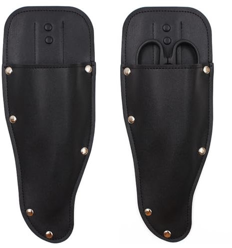YouXiaor 2 PZ Fodero in Pelle per Forbici,Cesoie da Giardino Fondine per Forbici,Fodero per Cesoie da Giardino,Fodero in Pelle per Cesoie da Potatura,Custodia per Pinze Fondine per Guaina Accessori