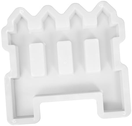 Yardwe Moule Bordure Jardin Plastique pour Clôture Décorative Moule pour Barrière Fleurie Modèle et Polyvalent pour DIY et Aménagement Extérieur