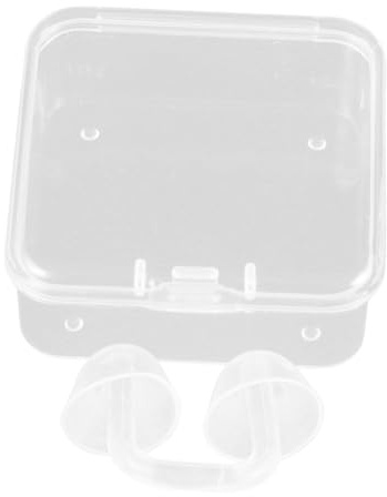 HEMOTON Data [ Clip Nasale per Nuoto in PVC Trasparente per Bambini, Tappi Nasali Impermeabili e Resistenti, Design Ergonomico per Protezione Nasale Durante Piscina e attività Acquatiche