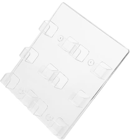 FUNOMOCYA Transparenter Business Card Holder aus Organischem Glas Kartenständer Wandhängend für Schreibtisch Praktisch Einfach zu Reinigen Vielseitig für Visitenkarten und Id aufbewahrung