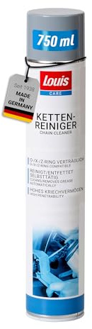 Louis Care Kettenreiniger 750 ml, Motorrad Kettenreiniger Spray für effektive Kettenpflege, intensive Kettenreinigung Motorrad, Entfernt Öl & Schmutz, für alle Kettentypen geeignet