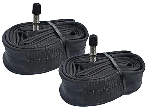 2X Fahrradschlauch 28 Autoventil 28x1 5/8x1 3/8 (ETRTO 28/47-622) 28 Zoll Fahrrad Schlauch Schraderventil