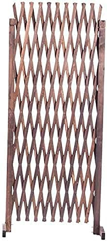 GXBCS Beeteinfassung Zaun Zierzaun Palisaden Für Garten Palisade Rasenkante Tragbarer Zaun Haustierzaun Spalier Stil Gartenschirm Übergroße Braune Höhe 126 cm Gartenumrandung 1030