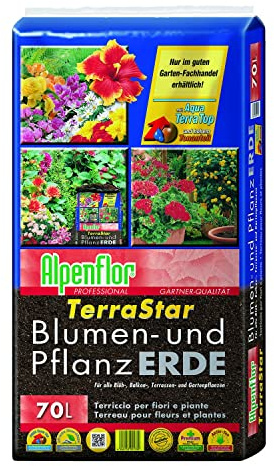 TerraStar Blumen- und Pflanzerde mit Eisendünger - 70 Liter