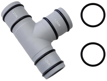 Pool Schlauchverbinder, Poolschlauch T Stueck 32mm Verbinder, Poolschlauch Adapter,Pool Anschlussset für Poolschläuche, Pool Schlauchverbinder Verlängerung