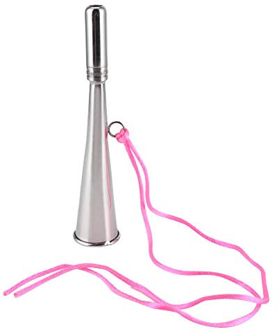 Hand-Nebelhorn aus 304-Edelstahl für Segel-, Yacht- und Bootszubehör, Marine-Hardware mit hellem Trageband, zur Verwendung mit mundbetätigtem Design, Not-Backup-Horn