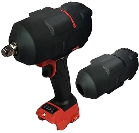 Wjelet Impact Cover for Milwaukee, High Torque Wrench Rubber Protective Boot for M18 1/2 Impact Wrench 2767-20, 2863-20, Durable Rubber Protective Cover