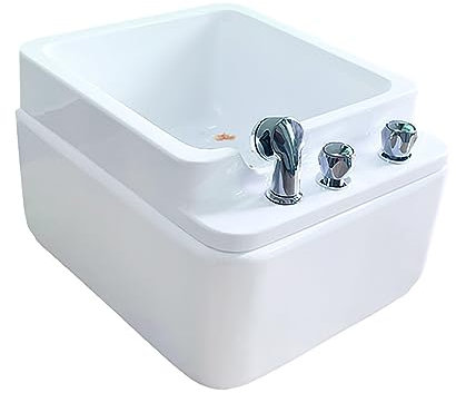 Footbath Barrel Deep Foot Bath Spa - Acrylic Spa Footbath for Nail Salon Pedicure with Massage, Sturdy Tubs for Hotel Foot Bath Club