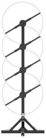 Proiettore Olografico 3D Da 45 Cm, Display Pubblicitario Con Logo A LED In Tempo Reale, Supporto For Lettore Di Immagini, Video, Giunzione(4 splicing)