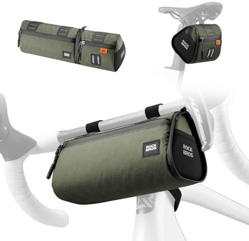 ROCKBROS 4-in-1 Fahrradtasche – Abnehmbare Lenkertasche, Rahmentasche, Satteltasche & Umhängetasche, Wasserabweisend und Robust, Bike Bag Vielseitig für Rennrad, MTB, Gravelbike & Alltag
