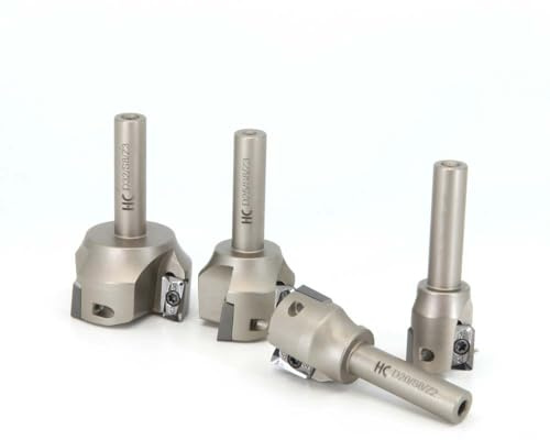 Planfräser Wendeschneidplatten CNC Oberfräse Holz Fräser Hobelfräser Kunststoffe (D16 / S8 / Z2)