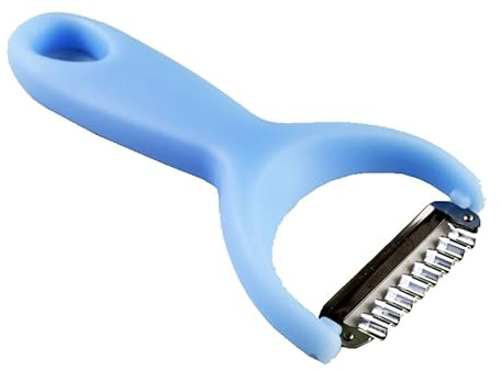 Handle Papaya Shredder Tool Stainless Steel Blade Vegetable Slicer for Salads Salad Maker Fast & Easy carrots potatoes beets cucumber (Plastic Handle)