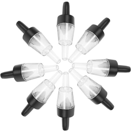 Toyvian 25pcs Check Valves for Fish Tank Air Pump Aquarium Supplies Non-return Valves One Way Regulator Aquarium Use