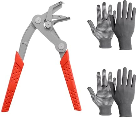 Pinza para clips automotriz,Herramienta de acero no abrasivo | Abrazadera para grapas de juntas de salpicadero, puertas, interior y exterior del coche, camión, SUV | Para puertas interiores y