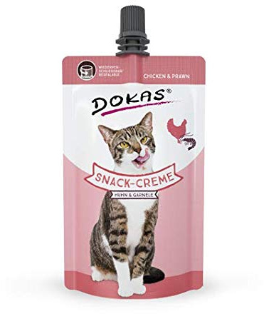 Dokas Snack-Creme Huhn & Garnele 14x 90g Katzensnack …